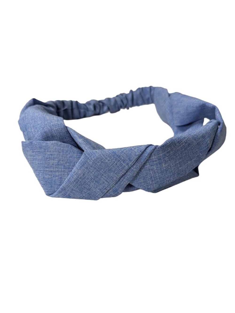 NWOT Denim Blue Braided Headband